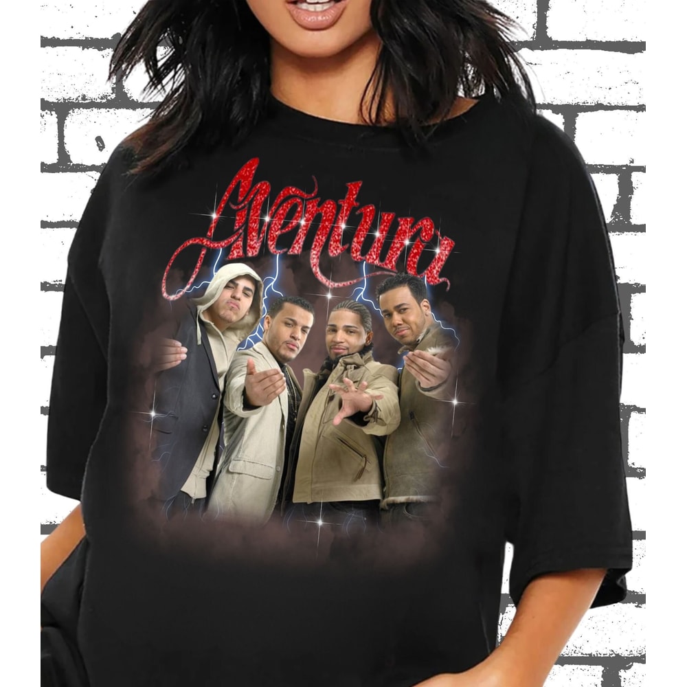 Aventura Tour Shirt, Aventura Bachata Graphic T-shirt, Unisex Shirt, Aventura Concert Group Shirt, Romeo Santos Shirt.jpg