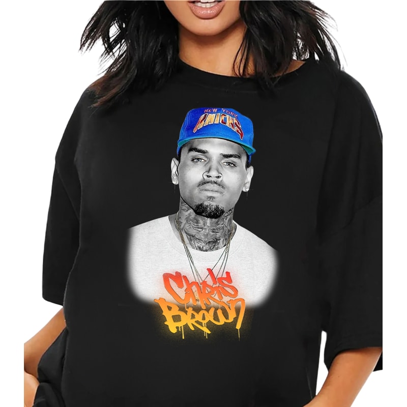 Chris Brown Shirt, Chris Breezy Graphic Tee Shirt, Chris Brown Concert Group Shirt.jpg