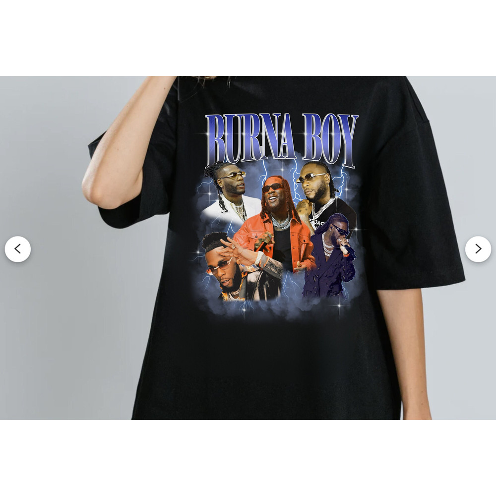 Limited Vintage Burna Boy Bootleg Rap Tee, Gift For Women and Man Unisex T-Shirt, Afrobeats Concert Shirt, Express Delivery available.jpg