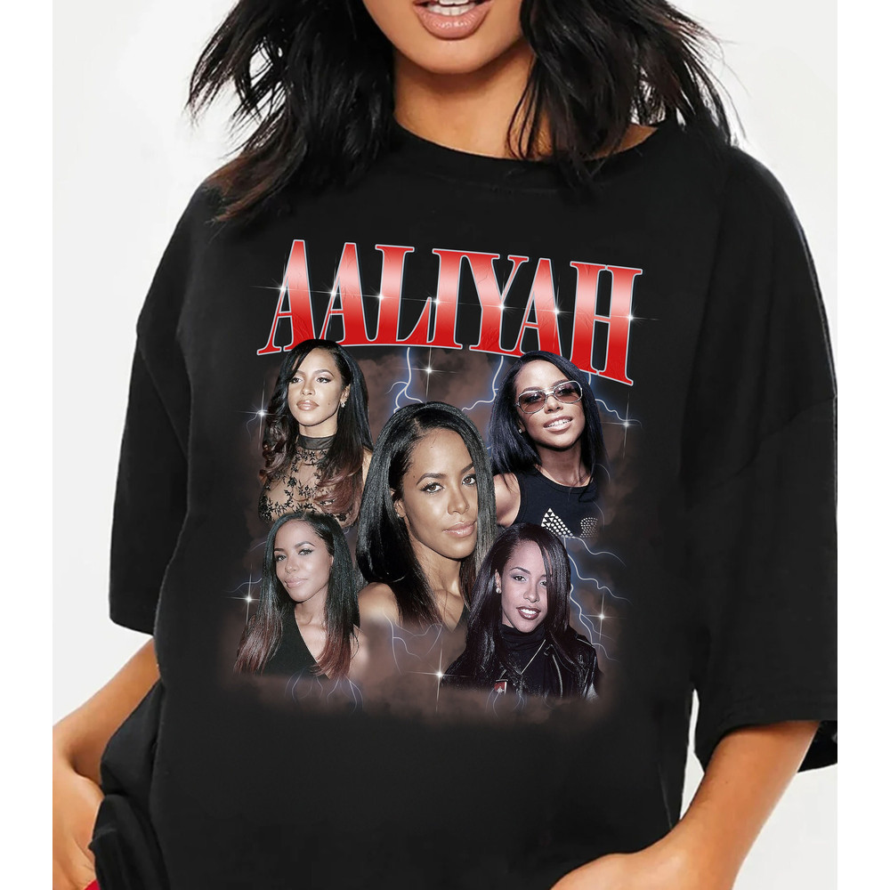 Vintage Aaliyah Bootleg Rap Tee Style Shirt, Retro Aaliyah Singer Tshirt.jpg