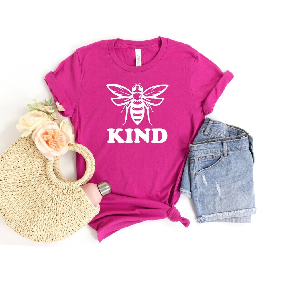 Be Kind Shirt, Kindness Shirt, Bee Kind, Motivational Shirt, Shirts for Women, Inspirational Shirt, Bee Shirt, Positive T-Shirt.jpg