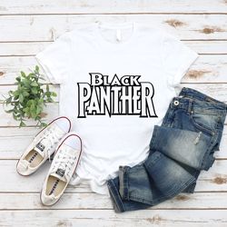 black panther shirt, birthday t shirt, movie shirt, marvel avengers shirt