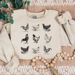 chicken shirt, farm tee, chicken lover shirt, women's chicken shirt, funny chickens shirt, animal t-shirt, farm gift for