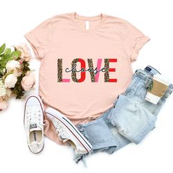 choose love shirt,gift for valentine's day,love valentines shirt,valentines day shirt,love leopard shirt,matching couple