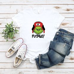 christmas grinch shirt,christmas shirt funny grinch,grinch on udge shirt,fun & quirky attire for the holiday season,grin