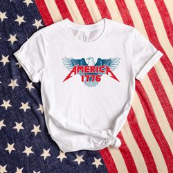 america eagle shirt, 1776 american shirt, usa flag shirt, patriotic shirt, american shirt, 4th of july shirt, independen