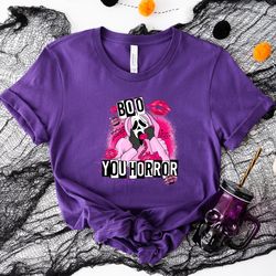 Boo You Horror Shirt, Halloween Sweatshirt, Horror Film Shirt, Scream Shirt, Halloween Shirt, Spooky Season Shirt, Spook
