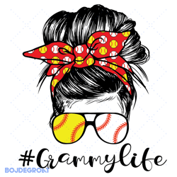 baseball softball grammy life svg file, mothers day svg file, digital 294