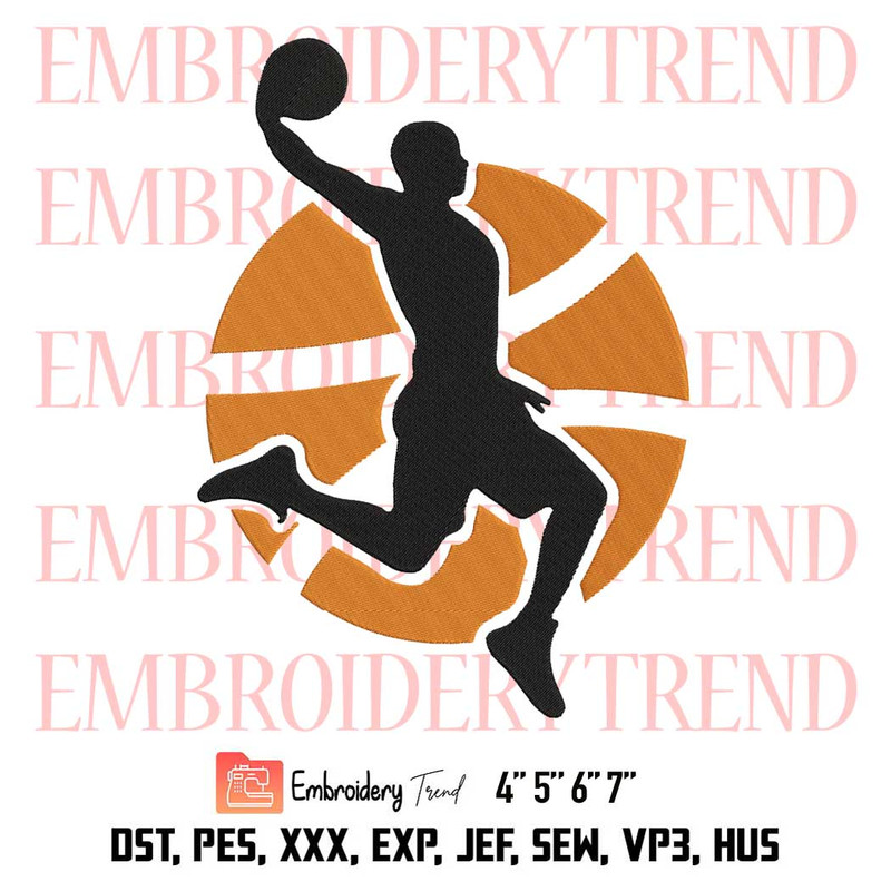 Basketball Jordan Embroidery Design, Sport Embroidery File.jpg