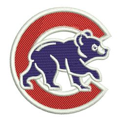 chicago cubs embroidery design