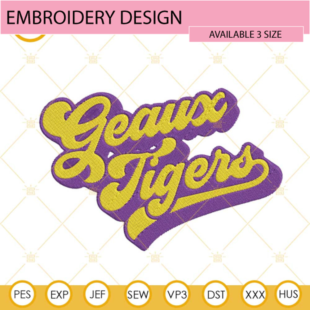 Geaux Tiger Embroidery Designs, LSU Tigers Basketball Embroidery Files.jpg