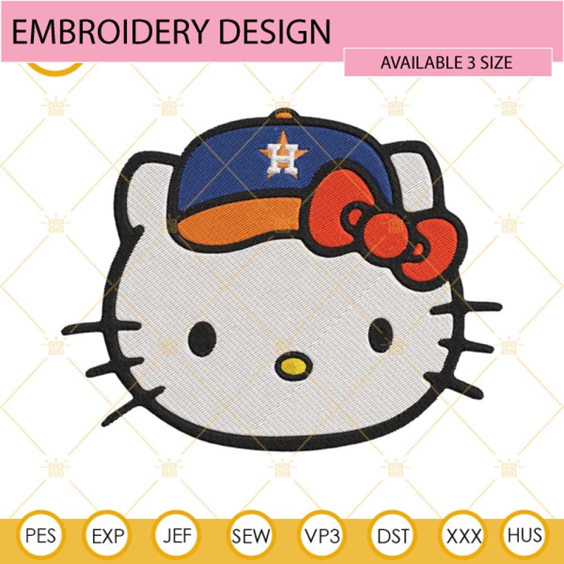 Hello Kitty Astros Embroidery Design Files, Houston Astros Embroidery Designs.jpg