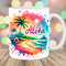 Colorful Aloha Mug Wrap, 11oz & 15oz Mug Template, Ocean Mug Sublimation Design, Beach Mug Wrap Template, Instant Digital Download PNG.jpg