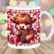 Highland Cow Mug Wrap, 11oz & 15oz Mug Template, Red Heart Mug Sublimation Design, Chocolate Mug Wrap Template, Instant Digital Download PNG.jpg
