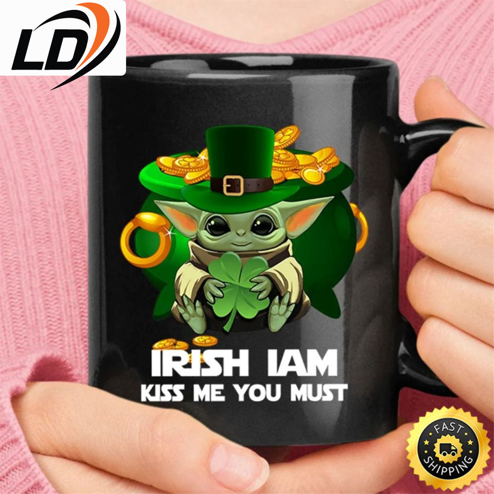 Baby Yoda Patricks Day Irish I Am Kiss Me Mug.jpg