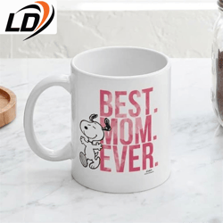 snoopy best mom ever mug