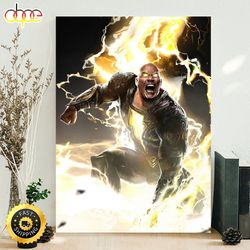 dwayne johnson black adam canvas wallpaper canvas