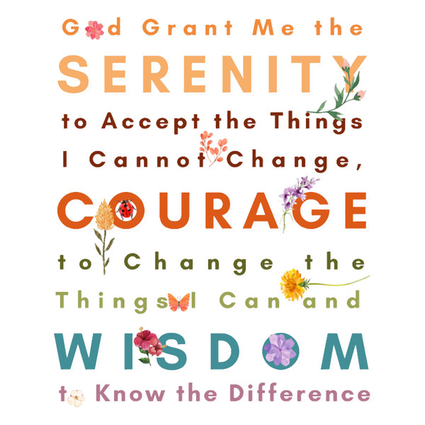 Serenity Prayer aa prayer Inspire Uplift