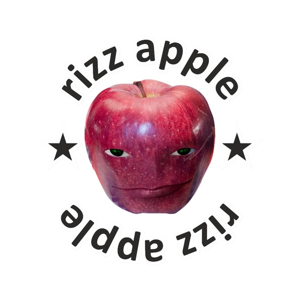 Ohio rizz apple, apple meme from TikTok v3. | Inspire Uplift
