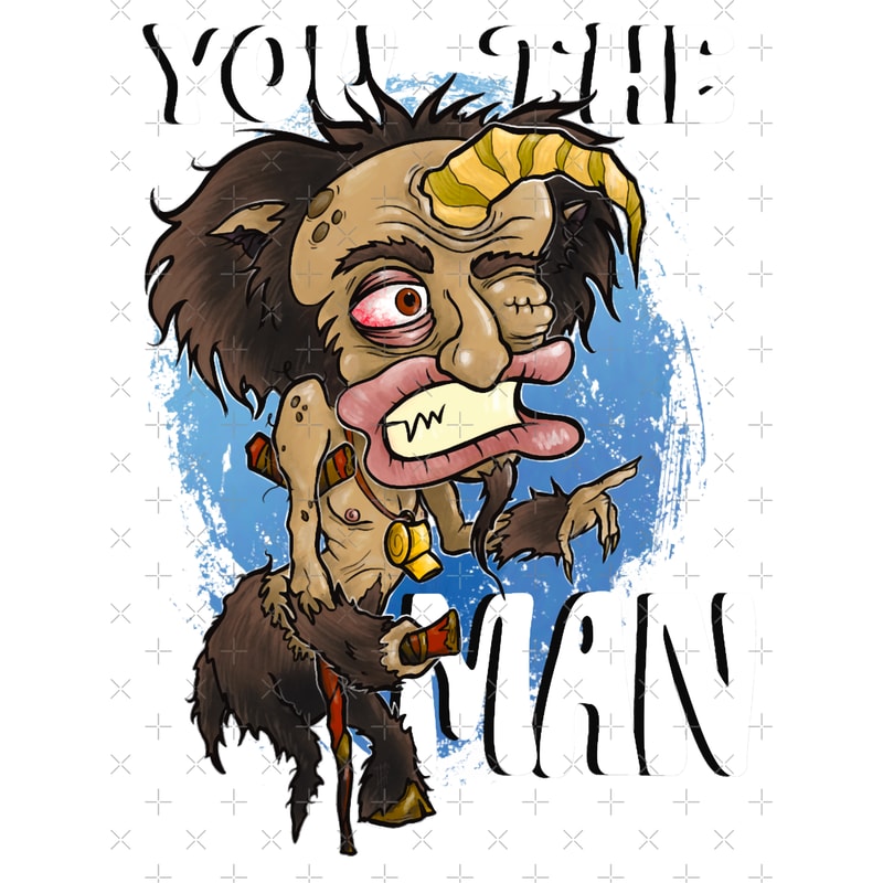 BIG MOUTH RickYou the man Hormone Monster Fan Art Inspire Uplift