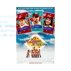 a league of their own movie poster glossy quality photo wall art print tom hanks geena davis 8x10 11x17 16x20 22x28 24x3
