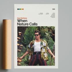 ace ventura when nature calls poster, ace ventura when nature calls movie poster print, good will hunting poster wall de
