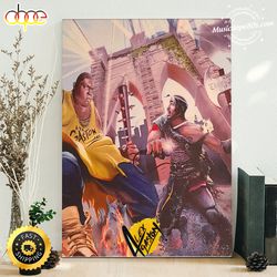 biggie smalls vs tupac freestyle hip-hop canvas poster