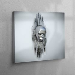 3d canvas, 3d wall art, canvas art, 3d effect portrait, 3d effect metallic 3d canvas, contemporary canvas gift, abstract