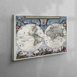 3d wall art, wall art canvas, living room wall art, large world map wall art, map artwork, classroom artwork, school art