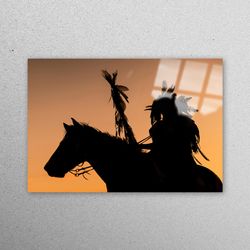 glass art, wall decor, glass wall art, woman tempered glass, abstract glass, horse wall art, indian woman glass wall,