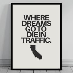 hilarious california meme print california canvas minimalist state slogan california silhouette modern travel keep