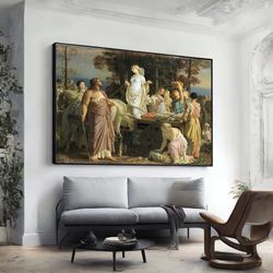 princess of feacs, beautiful daughter of king alcinous and queen areta, greek mythology, extra large wall art design, fr