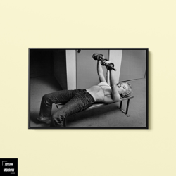 marilyn monroe at the gym canvas wall art marilyn monroe wall art prints, marilyn monroe home dcor