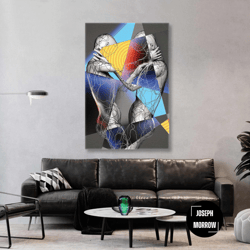 love wall art, romantic canvas art, abstract wall decor, modern canvas art, roll up canvas, stretched canvas art, framed