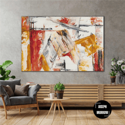 modern decorative with colorful textural oil painting effect roll up canvas, stretched canvas art, framed wall art paint