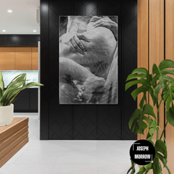 nude wall art, nudity canvas art, modern wall decor, line wall art, roll up canvas, stretched canvas art, framed wall ar