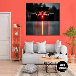 charles leclerc ready to hang canvas, leclerc photo, leclerc print, formula 1 canvas, ferrari fan gift, pit stop,ferrari