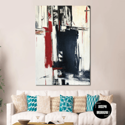 colorful abstract print on canvas modern minimalist poster creative hanging decor for office