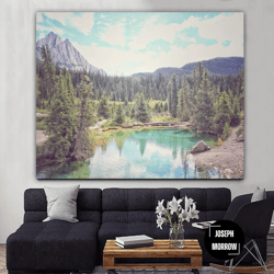 national park print on canvas original nature landscape poster modern multi panel colorful wall hanging decor for living