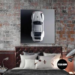 car wall art, classic car canvas, gift for him, roll up canvas, stretched canvas art, framed wall art painting