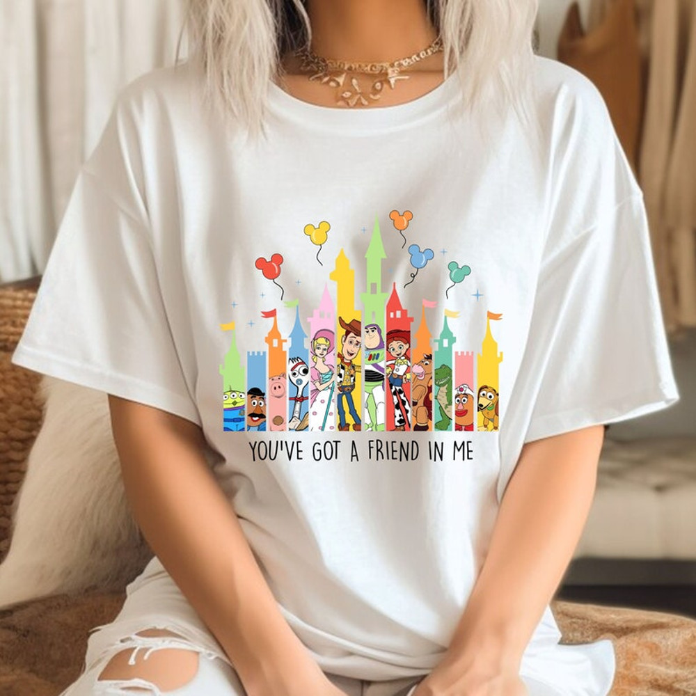 Comfort Colors You've Got A Friend In Me Shirt, Toy Story Shirt, Disney Friends Shirt, Magical Kingdom T Shirt, Disney Colorful Castle Tee2.jpg