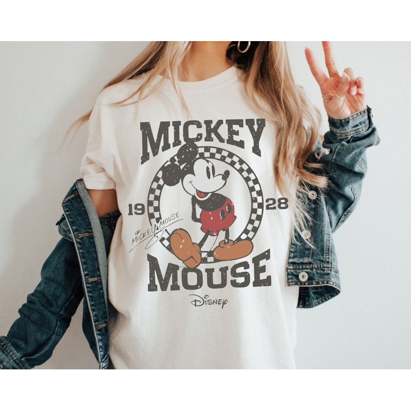 Retro Mickey Mouse Shirt, Vintage Mickey Shirt, Disney Vacation Shirt, Disneyland Mickey Shirt, Magic Kingdom Shirt, Classic Mickey Tee1.jpg