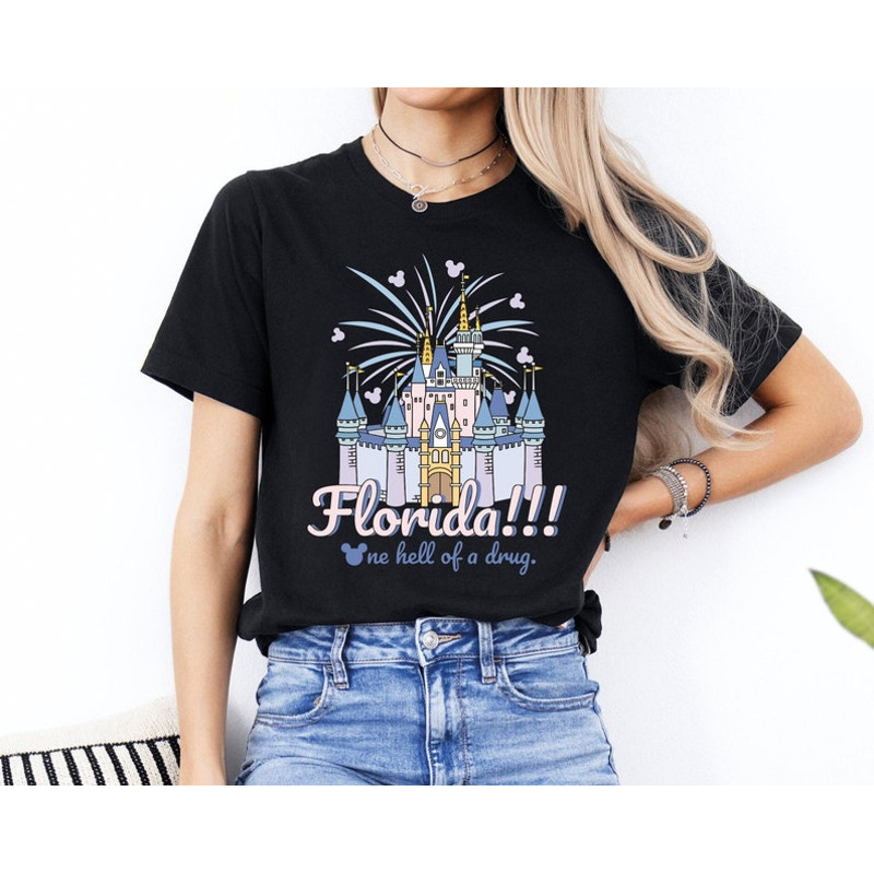 Florida Beach Shirt, Destin Florida Tees, Magic Kingdom Shirt, Castle Florida Shirt, Disney World T-Shirt, Florida Beach Vibes Shirt1.jpg