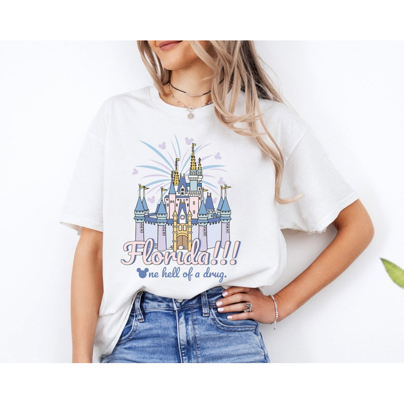 Florida Beach Shirt, Destin Florida Tees, Magic Kingdom Shirt, Castle Florida Shirt, Disney World T-Shirt, Florida Beach Vibes Shirt2.jpg
