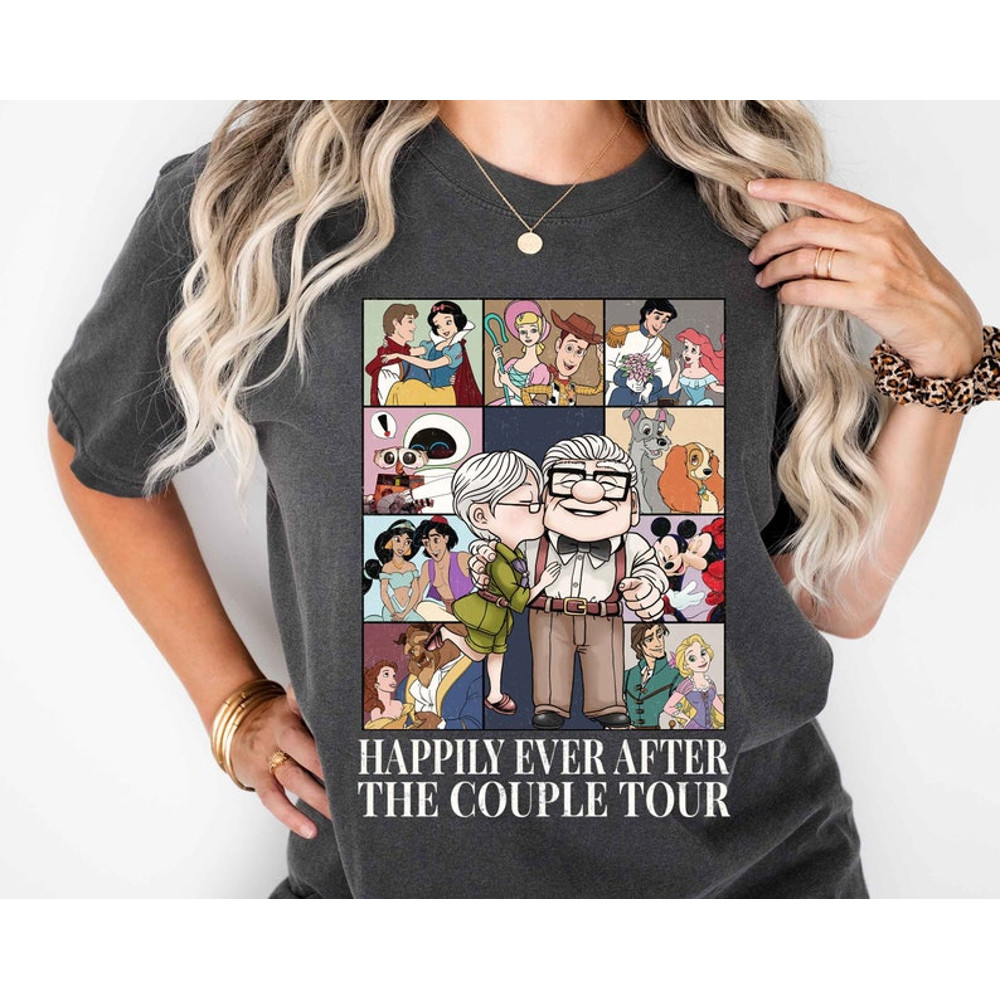 Happily Ever After Couple Tour Shirt, Anniversary Shirt, Wife and Hubby Shirt, Honeymoon Shirt, Couple Trip Shirt, Family Vacation Shirt3.jpg