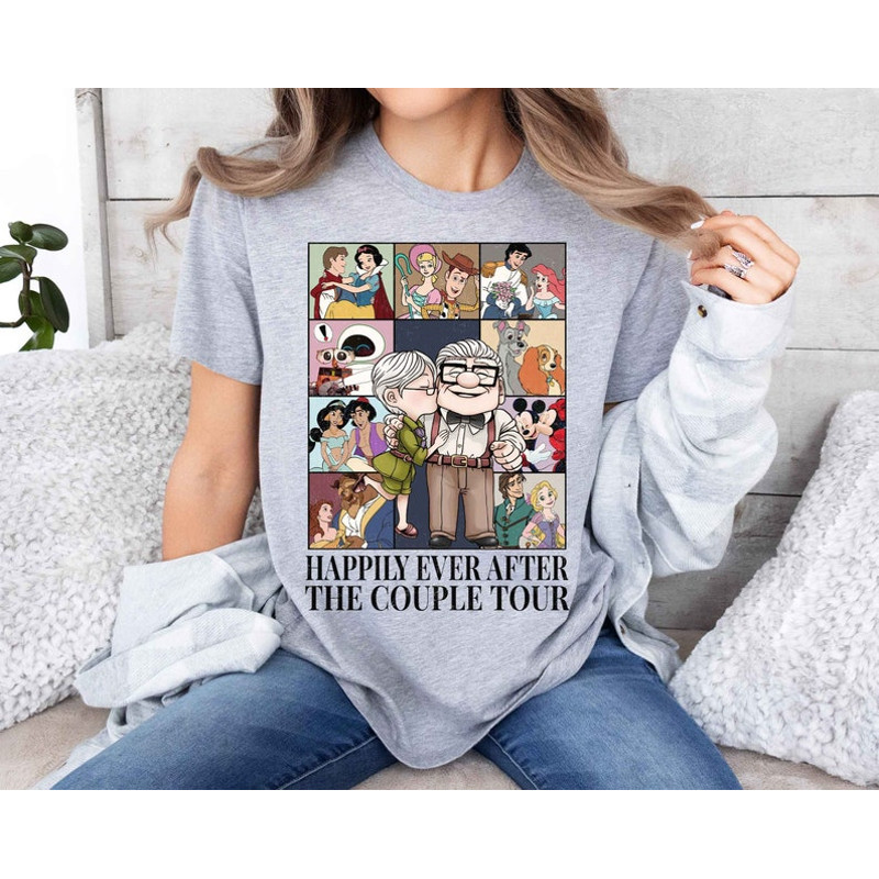 Happily Ever After Couple Tour Shirt, Anniversary Shirt, Wife and Hubby Shirt, Honeymoon Shirt, Couple Trip Shirt, Family Vacation Shirt4.jpg