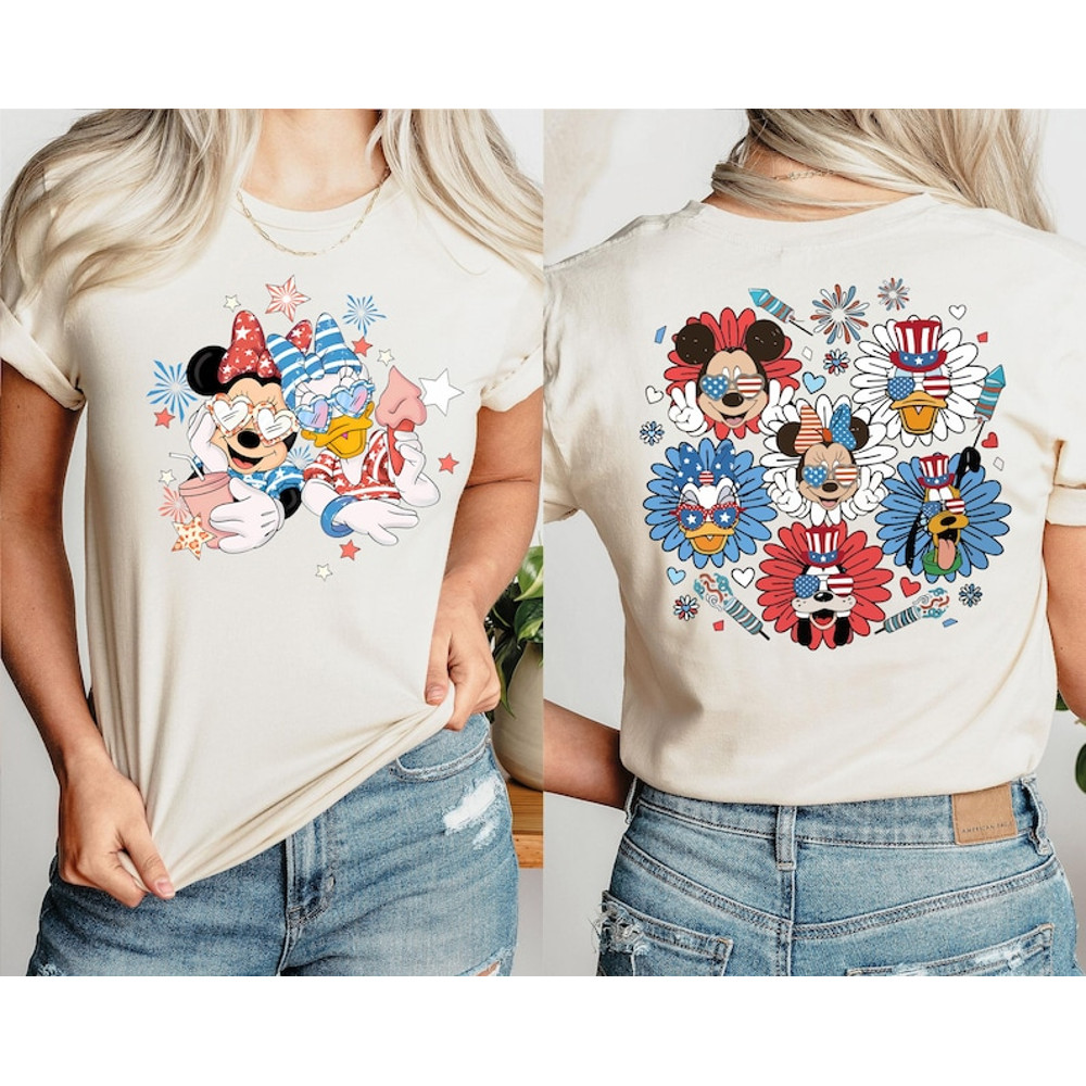 Mickey and Friends Party in the USA Shirt, American Shirt, Disney Patriotic Shirt, Magical Independence Day, Disney 4th of July Shirt1.jpg