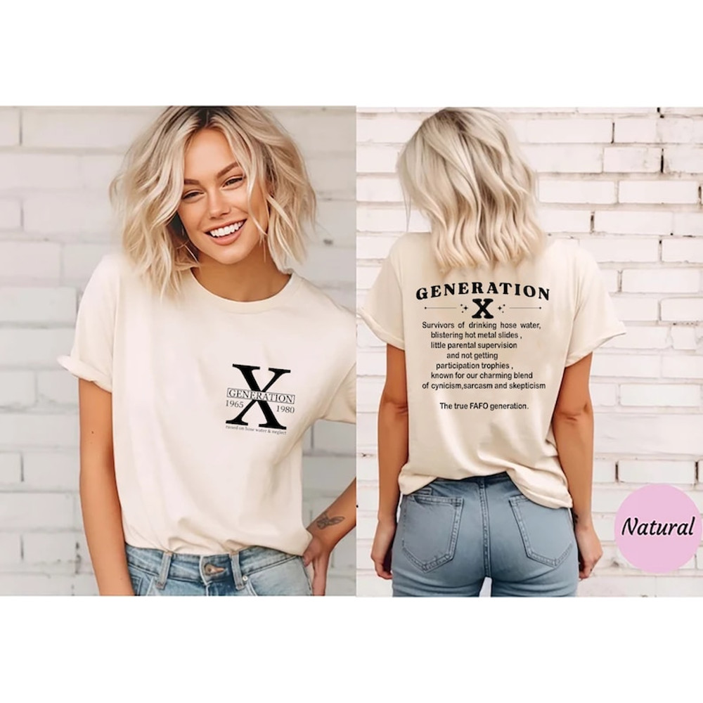 Gen X Shirt, Generation X Shirt, Raised on Hose Water and Neglect Nostalgia Shirt, 1980 Birthday Gift1.jpg
