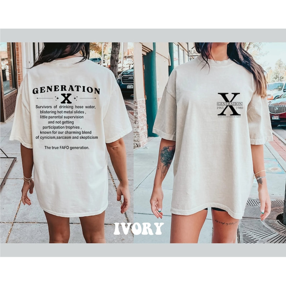 Gen X Shirt, Generation X Shirt, Raised on Hose Water and Neglect Nostalgia Shirt, 1980 Birthday Gift2.jpg