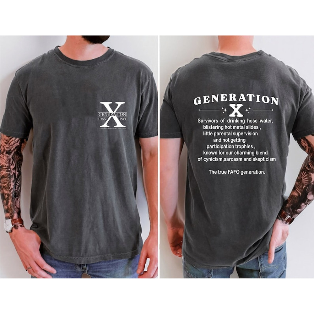 Gen X Shirt, Generation X Shirt, Raised on Hose Water and Neglect Nostalgia Shirt, 1980 Birthday Gift3.jpg